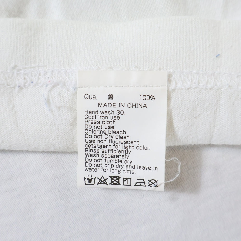 FR2(エフアールツー) バニー刺繍 クルーネック 半袖Tシャツカットソー ホワイト