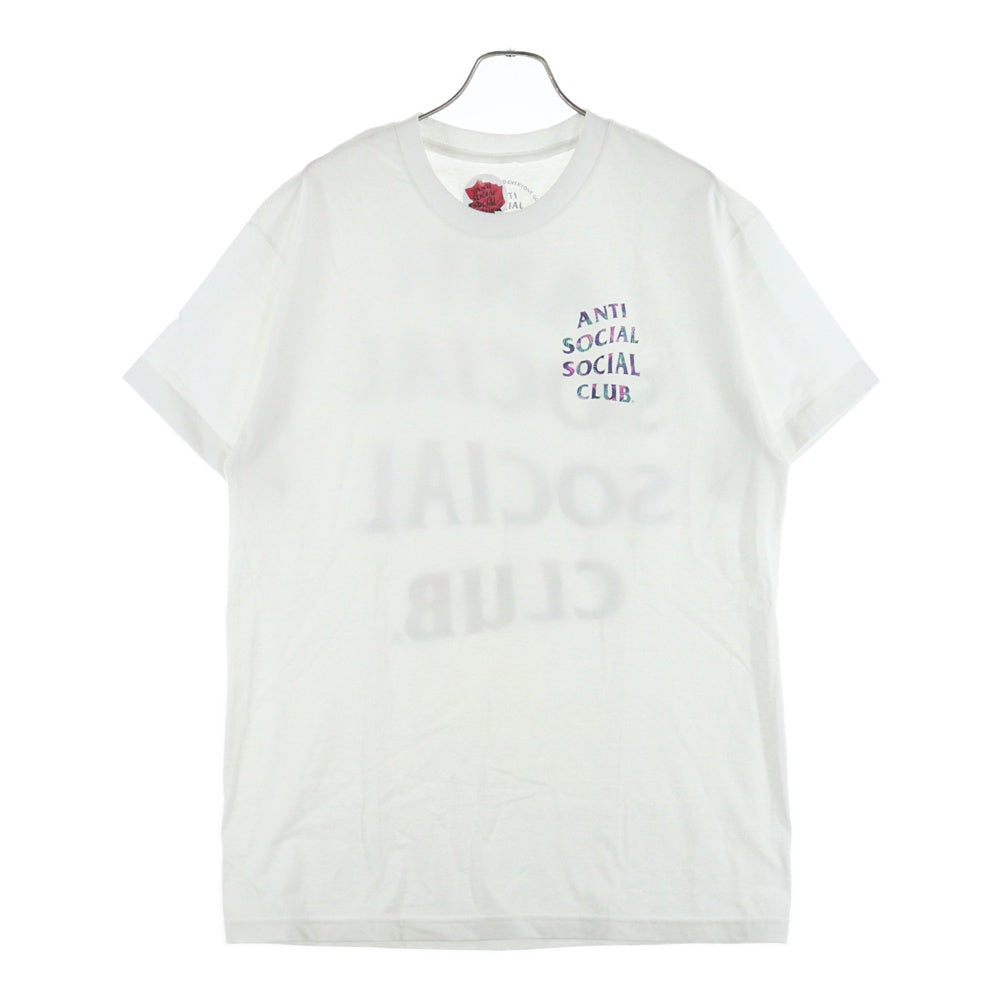 ANTI SOCIAL SOCIAL CLUB(アンチソーシャルソーシャルクラブ) ロゴプリント コットン クルーネック 半袖Tシャツ カットソー ホワイト