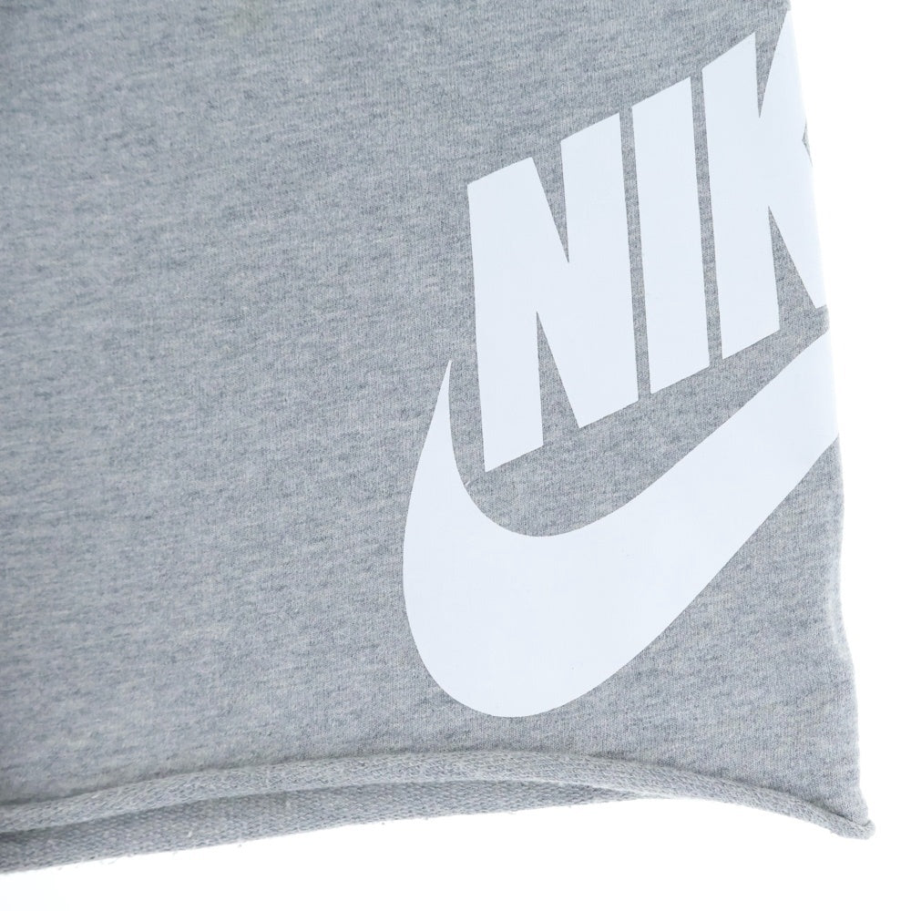 NIKE(ナイキ) SOLSTICE ALUMNI LIGHT WEIGHT SHORT ロゴプリント スウェット ショートパンツ ハーフパンツ ショーツ グレー 728692-063