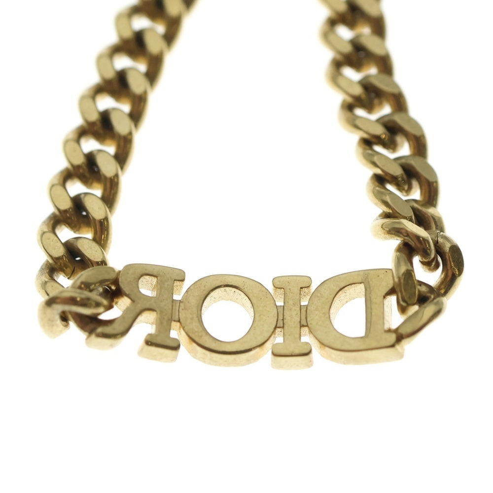 Christian Dior(クリスチャンディオール) DIO(R)EVOLUTION ディオレボリューション ロゴ ラインストーン ブレスレット ゴールド B1506DVOCY-D301