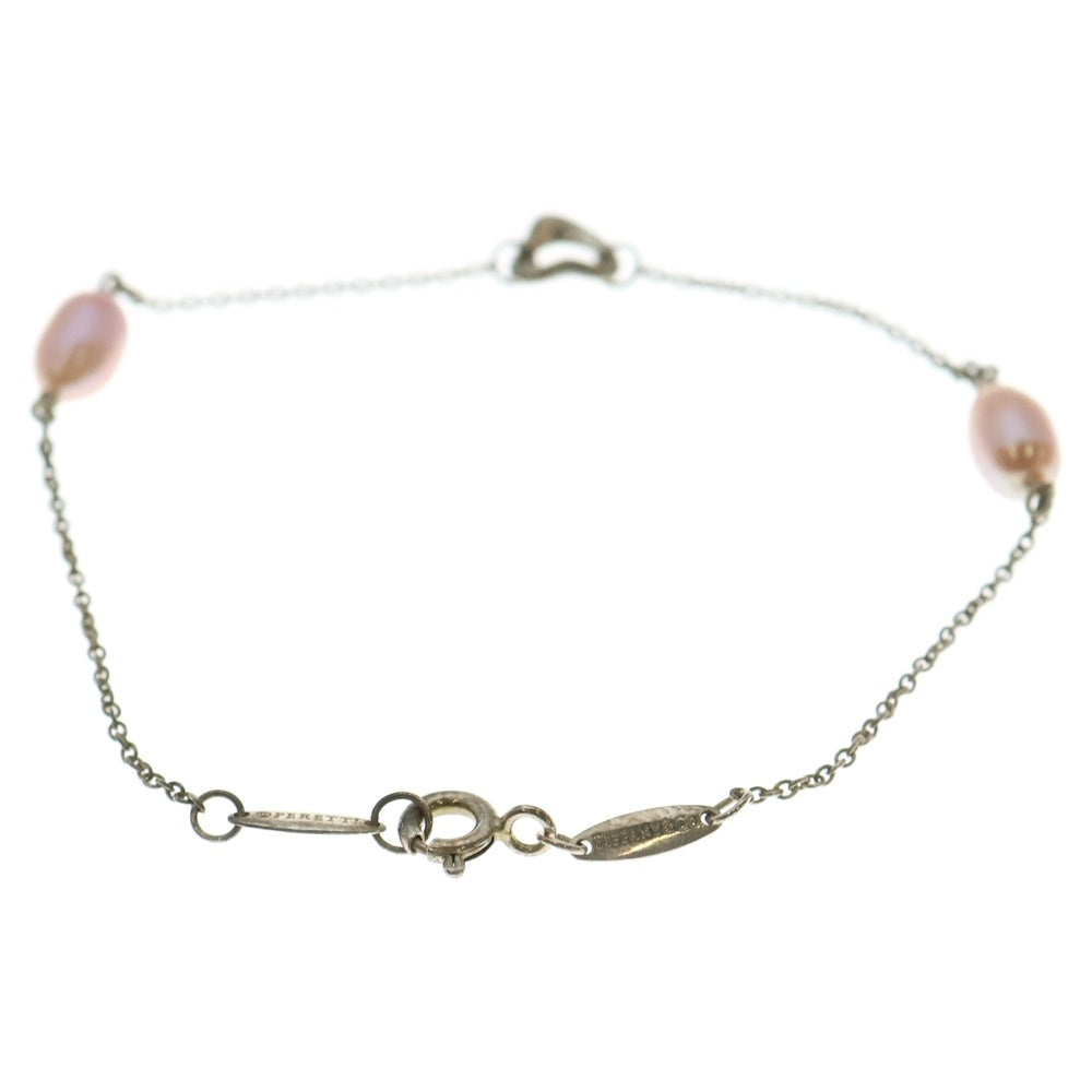 TIFFANY & Co.(ティファニー) エルサペレッティ パール バイ ザ ヤード オープンハート ブレスレット シルバー 925 レディース