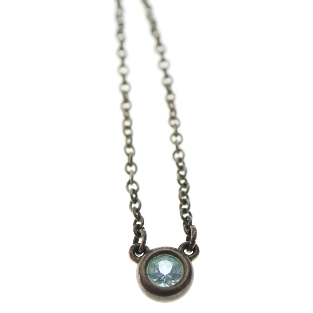 TIFFANY & Co.(ティファニー) バイ ザ ヤード 1P ダイヤモンド ネックレス シルバー 925 レディース
