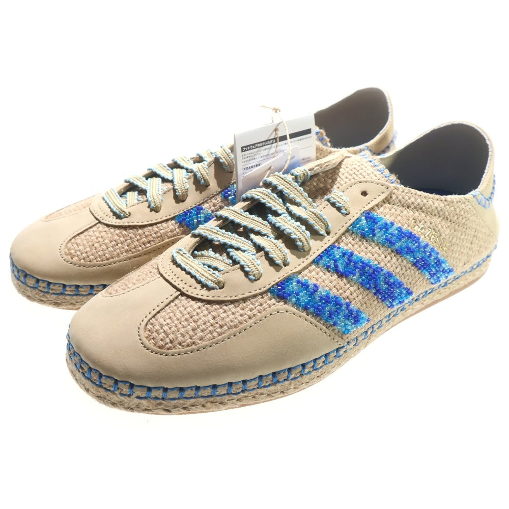 adidas(アディダス) ×CLOT Gazelle by Edison Chen ガゼル エディソン チャン ローカットスニーカー ベージュ/ブルー US9/27cm IH3641