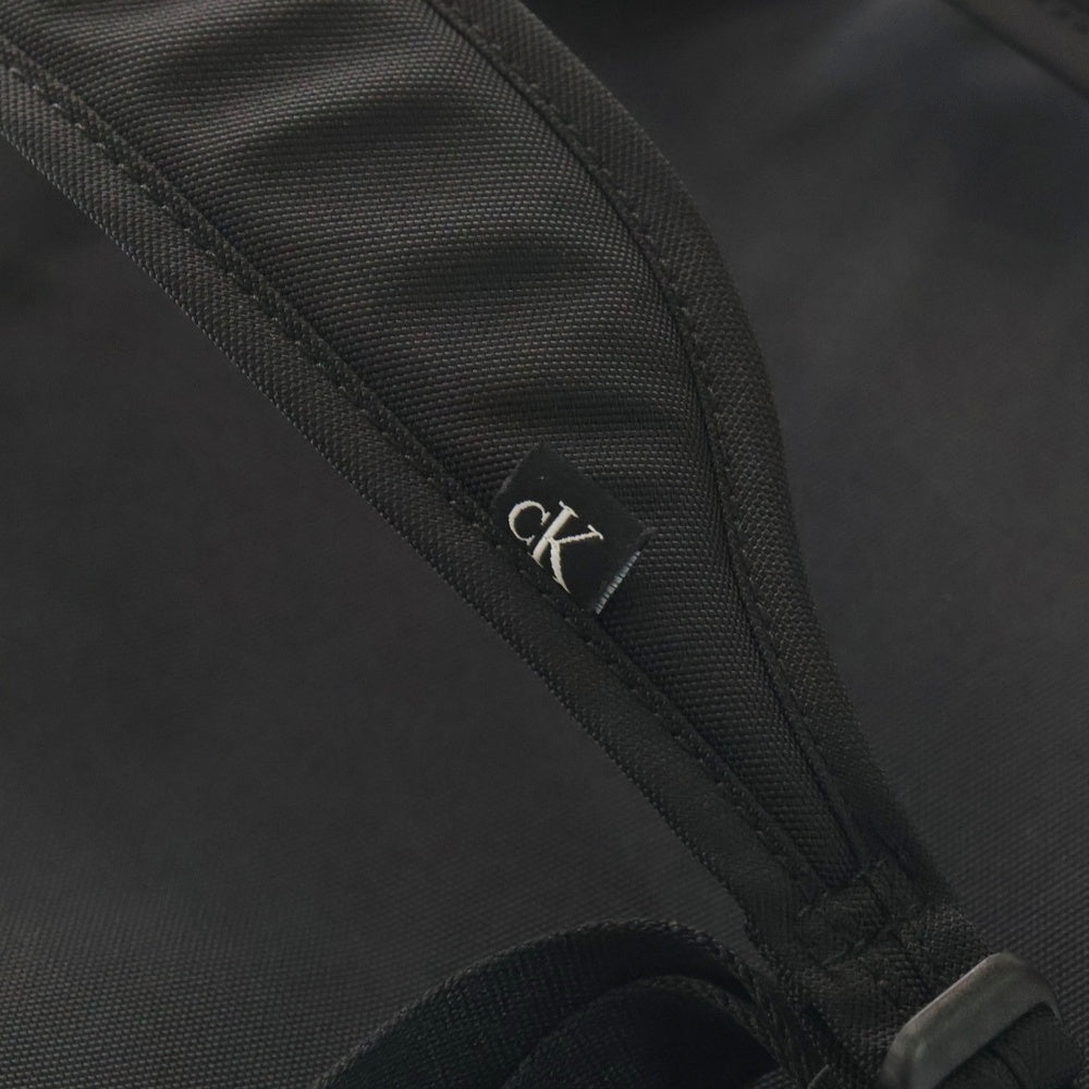 Calvin Klein(カルバンクライン) CKJ SPORT ESSENTIALS ロゴ 総柄 バックパック リュックサック デイパック ブラック HH3018