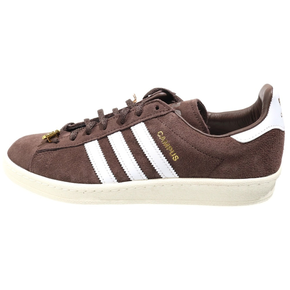 adidas(アディダス) ×A BATHING APE Campus 80s アベイシングエイプ キャンパス ローカットスニーカー ブラウン US9/27cm IF3379