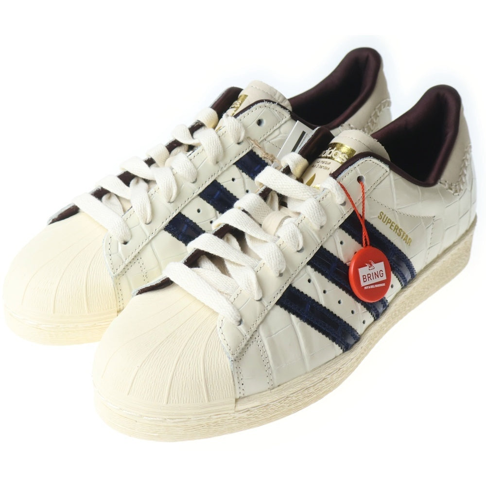 adidas(アディダス) ×WALES BONNER SUPERSTAR ウェールズ ボナー スーパースター ローカットスニーカー ホワイト US9/27cm JP7161