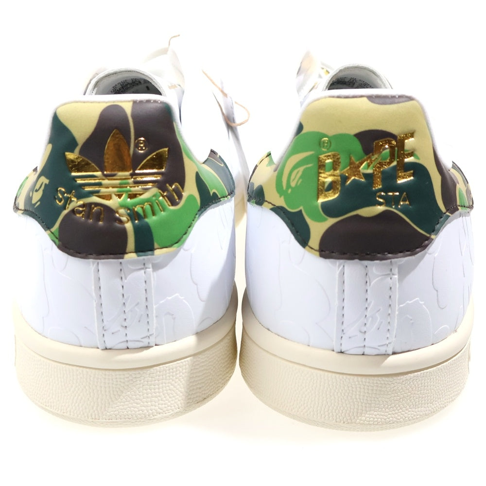 adidas(アディダス) ×A BATHING APE STAN SMITH 30TH ANNIVERSARY WHITE アベイシングエイプ 30周年 スタンスミス ローカットスニーカー ホワイト US9/27cm IG1115