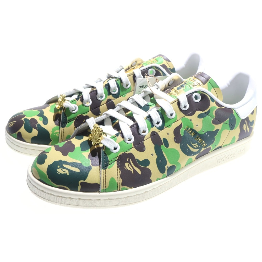 adidas(アディダス) ×A BATHING APE STAN SMITH ABC CAMO ア ベイシングエイプ スタンスミス カモ柄 ローカットスニーカー マルチ US9/27cm IG8949