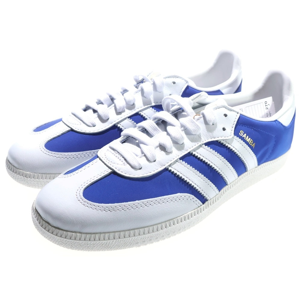 adidas(アディダス) Samba OG Crystal White/Royal Blue サンバ ローカットスニーカー ホワイト/ブルー US9/27cm JI3203
