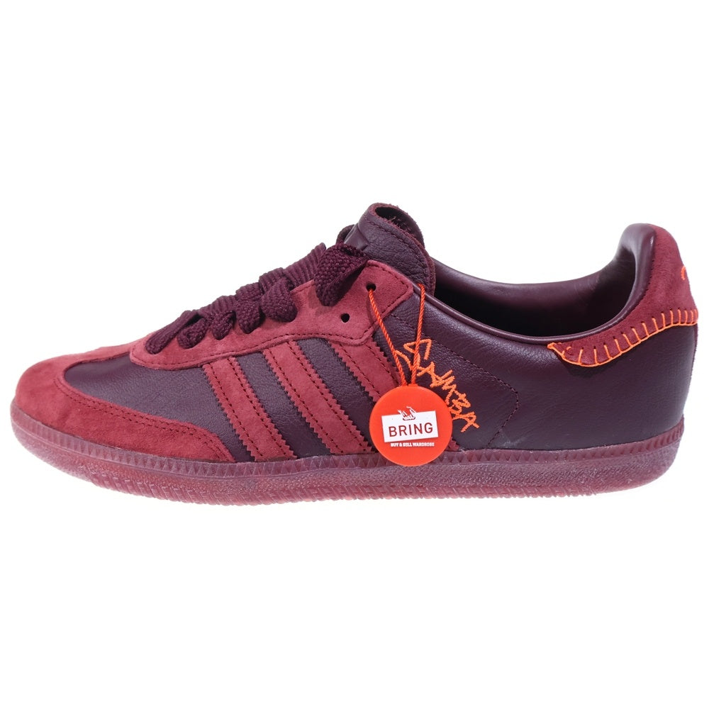 adidas(アディダス) ×Jonah Hill Samba ジョナ ヒル サンバ ローカットスニーカー バーガンディ US9.5/27.5cm FW7456