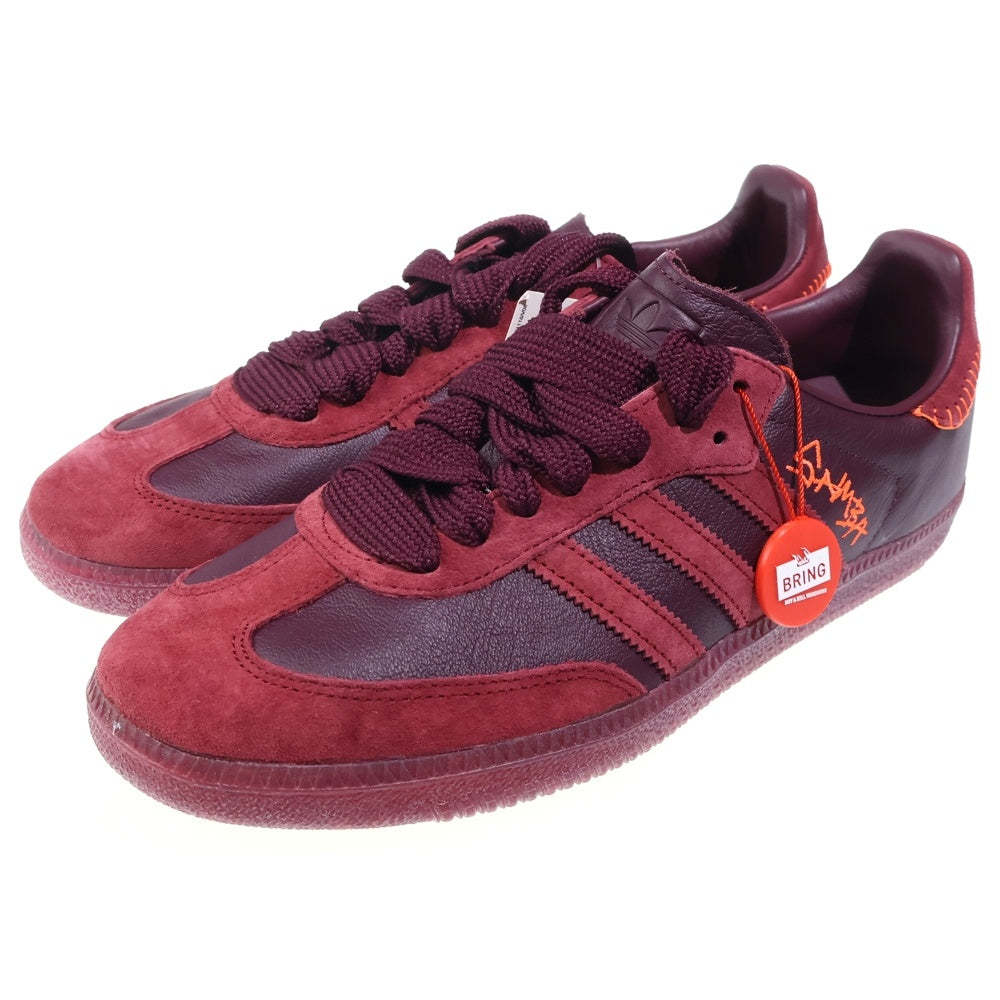 adidas(アディダス) ×Jonah Hill Samba ジョナ ヒル サンバ ローカットスニーカー バーガンディ US9.5/27.5cm FW7456