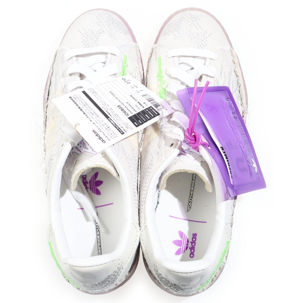 adidas(アディダス) ×Youth of Paris Campus ユースオブパリ キャンパス ローカットスニーカー ホワイト US9/27cm ID6805