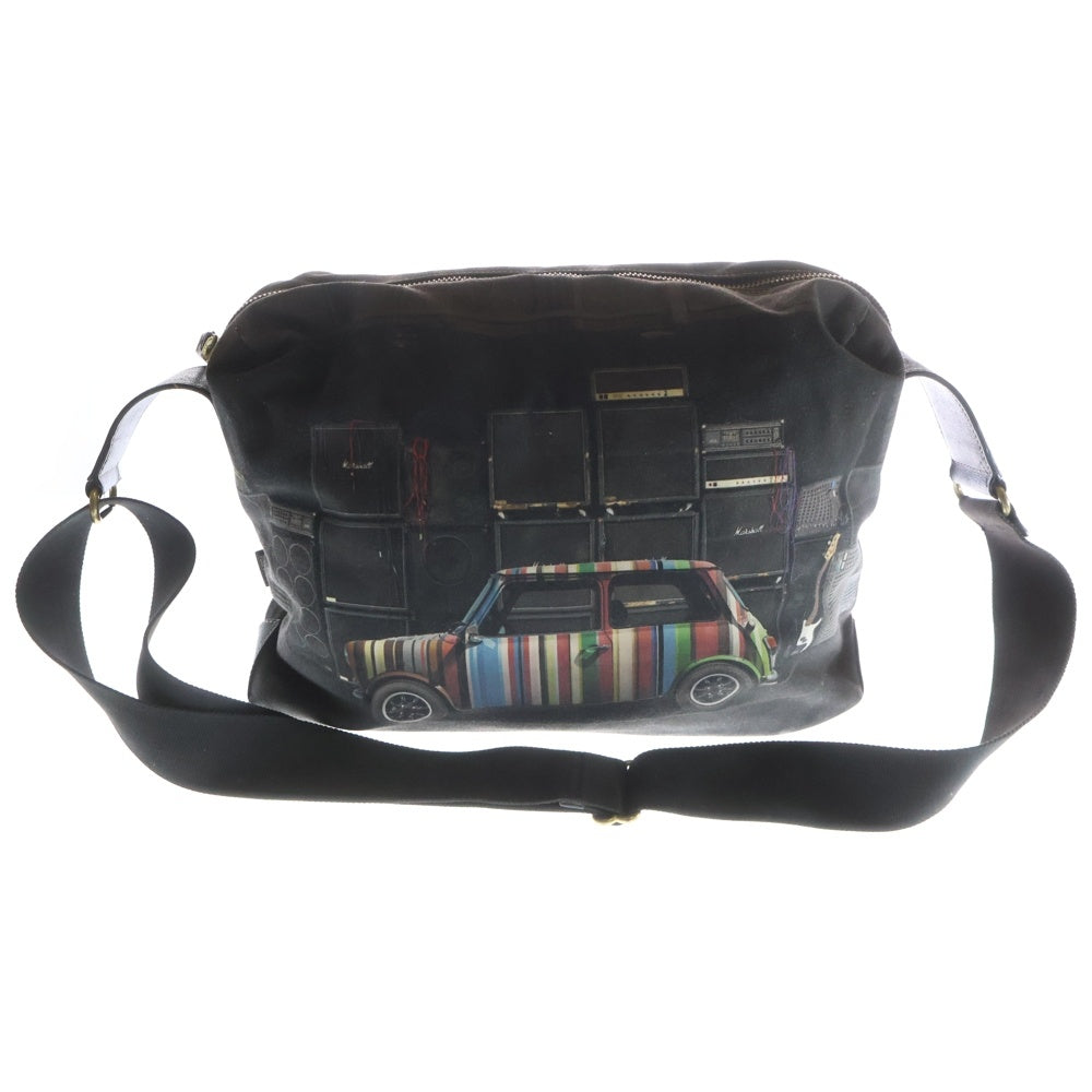 Paul Smith(ポールスミス) カー 車プリント ショルダーバッグ ブラック