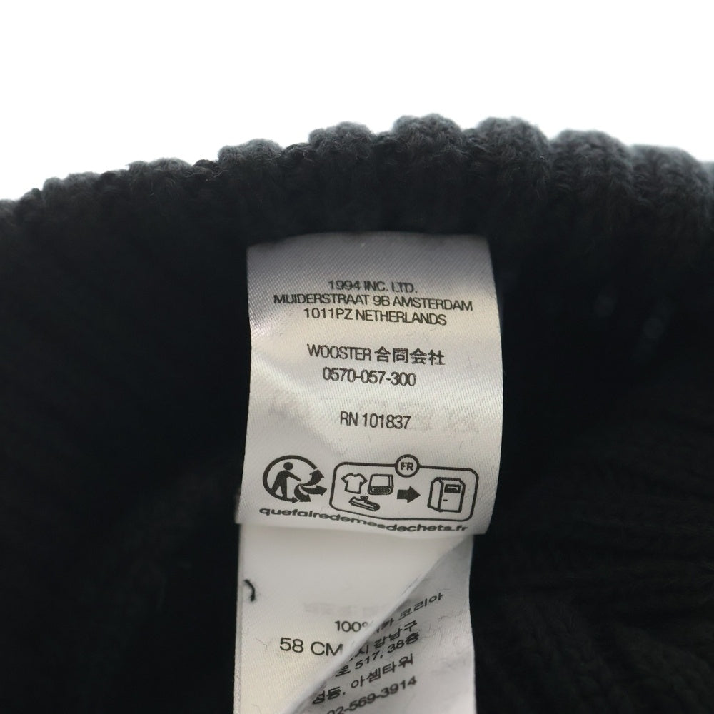 SUPREME(シュプリーム) 24SS Overdyed Beanie オーバー ダイ ビーニー ニットキャップ 帽子 ブラック