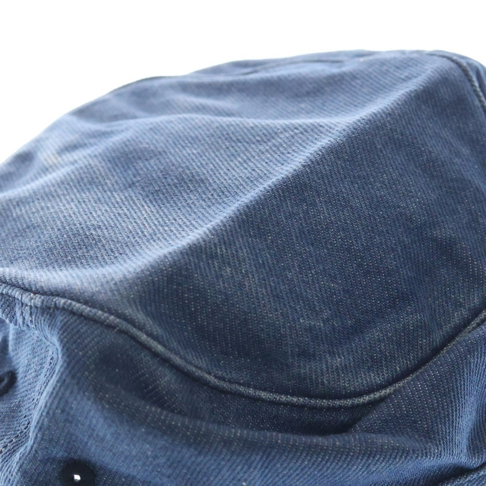 SUPREME(シュプリーム) 24AW Classic Logo Crusher Denim クラシック ロゴ クラッシャー デニムバケットハット インディゴ
