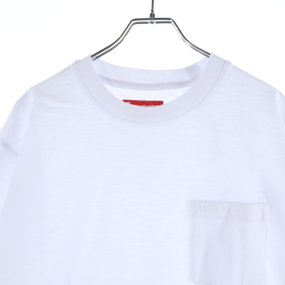 SUPREME(シュプリーム) 25SS S/S Pocket Tee ポケット ロゴ刺繍 クルー