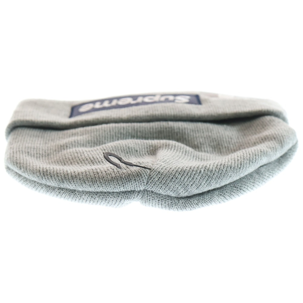 SUPREME(シュプリーム) 25AW ×New Era Box Logo Beanie ニューエラ ボックスロゴ ニットキャップ 帽子 グレー/ネイビー
