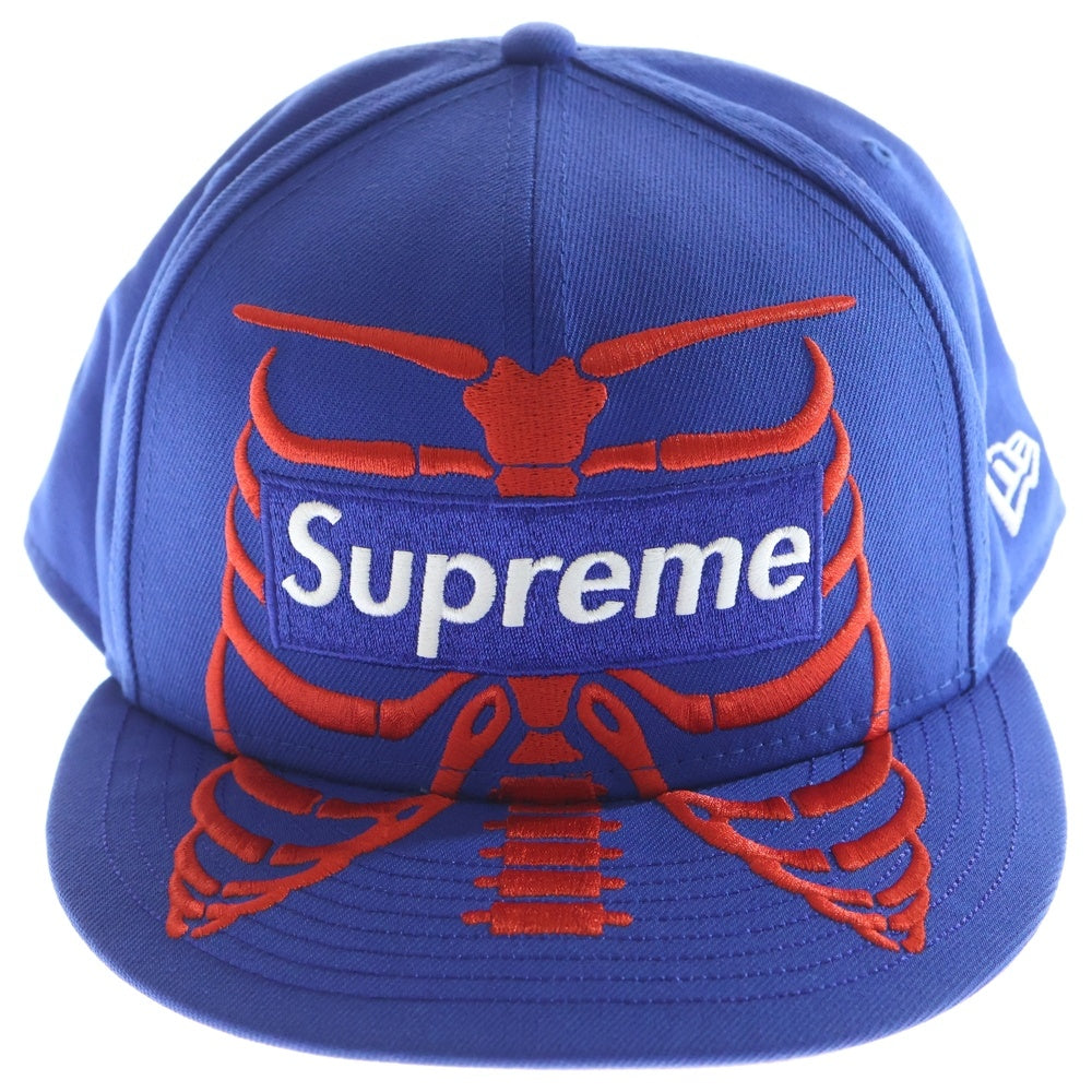 SUPREME(シュプリーム) 25SS Bones Box Logo New Era Cap ニューエラ ボーンズ ボックスロゴ ベースボールキャップ 帽子 ブルー
