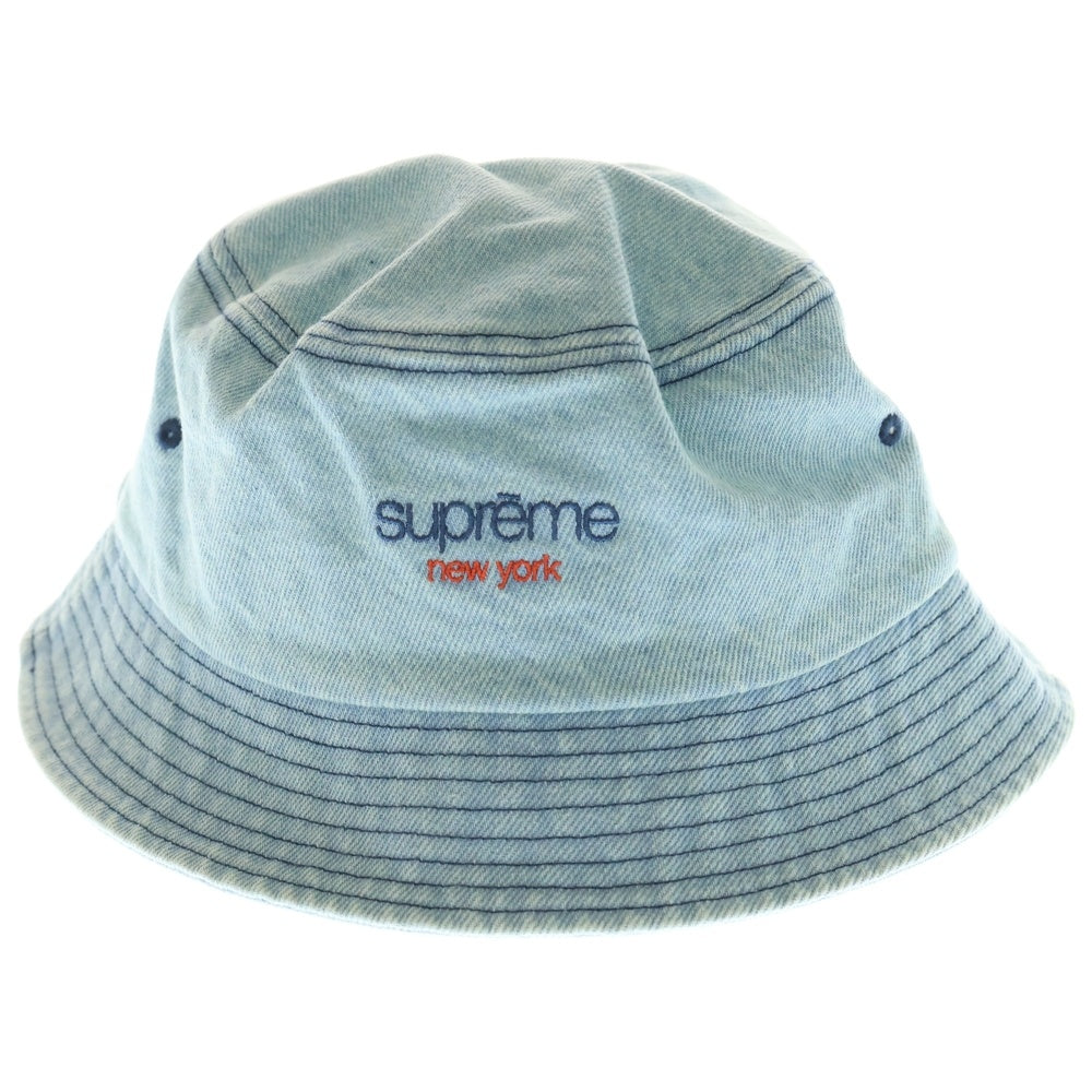 SUPREME(シュプリーム) 25SS Denim Crusher Light Washed Indigo デニム クラッシャー バケットハット ライトインディゴ