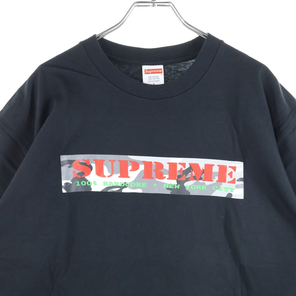 SUPREME(シュプリーム) 25SS Hardcore Tee ハードコア プリントクルーネック半袖Tシャツカットソー ブラック