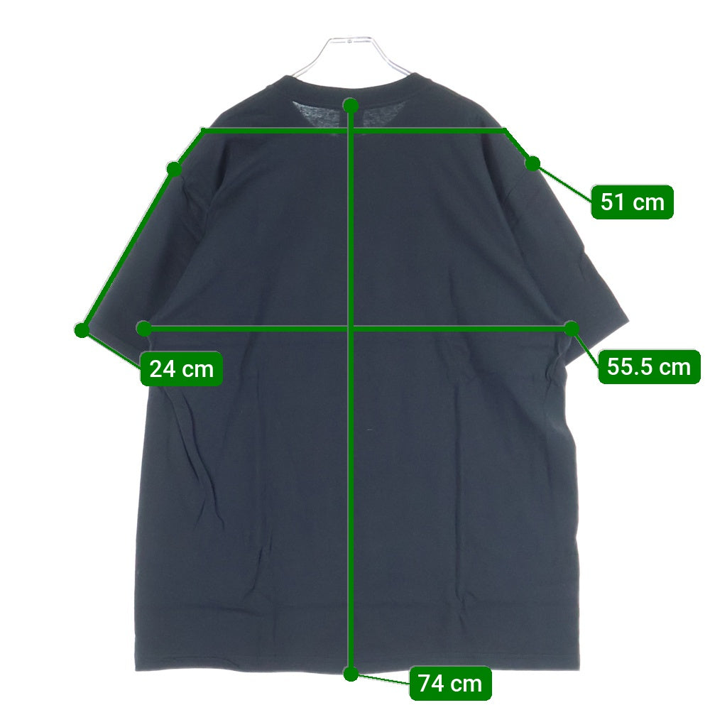 SUPREME(シュプリーム) 25SS Hardcore Tee ハードコア プリントクルーネック半袖Tシャツカットソー ブラック