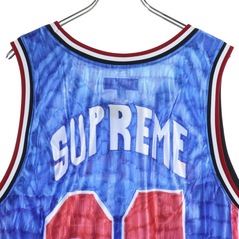 SUPREME(シュプリーム) 25SS Marker Basketball Jersey マーカーバスケット ボール ジャージー ノースリーブ カットソー ゲームシャツ マルチ