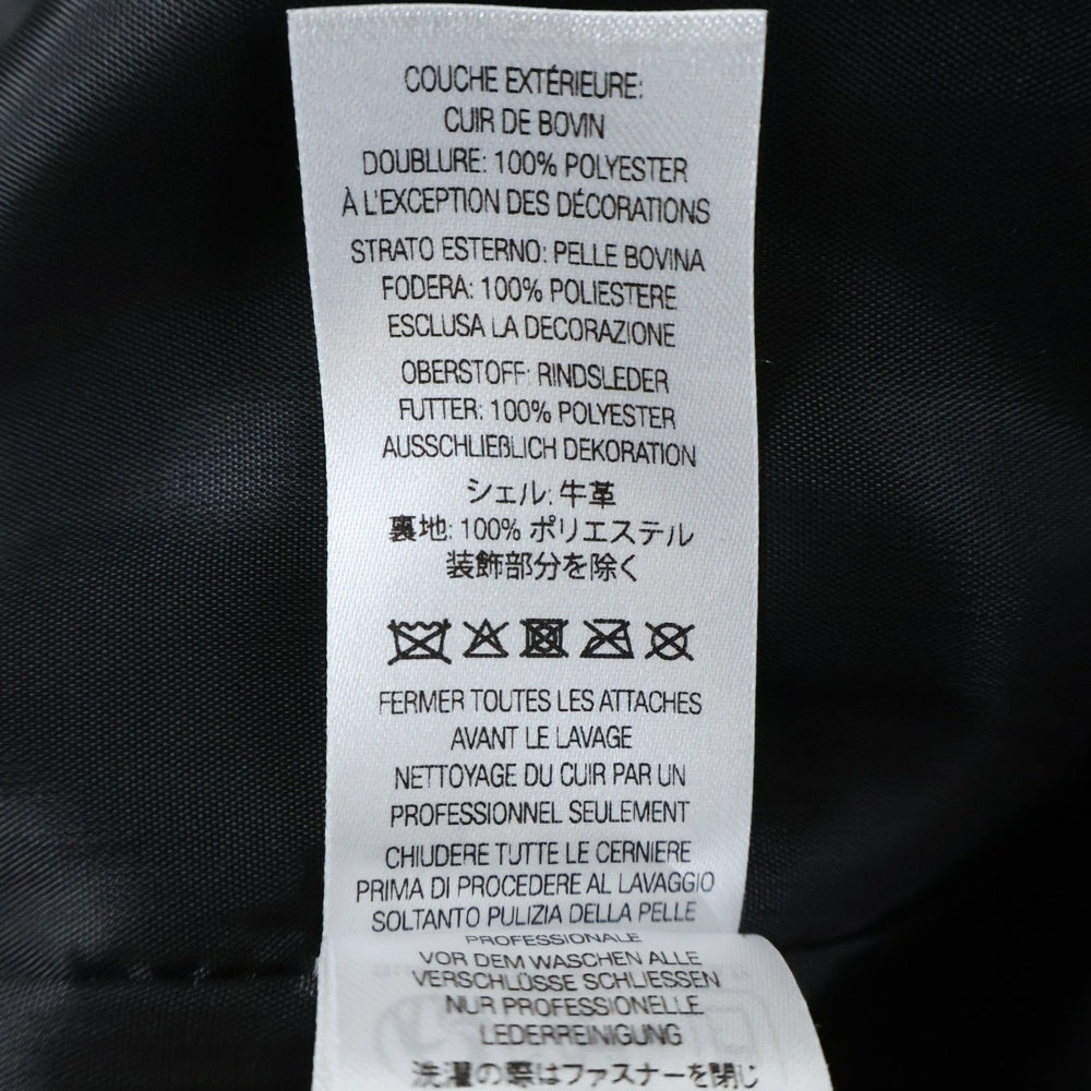 SUPREME(シュプリーム) 25SS ×Marithe Franois Girbaud Shuttle Tape Leather Cargo Pant マリテ フランソワ ジルボー シャトル テープ レザー カーゴ ロングパンツ ブラック