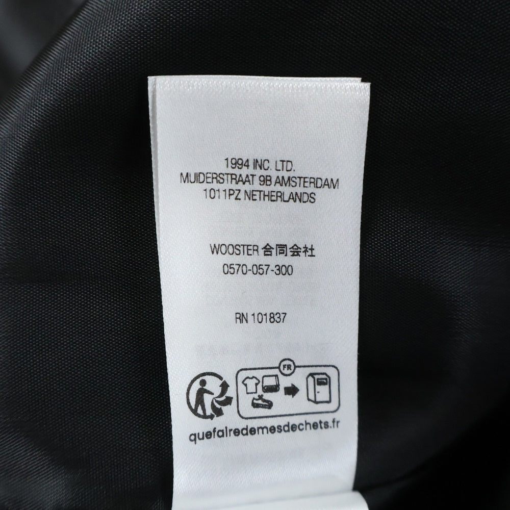 SUPREME(シュプリーム) 25SS ×Marithe Franois Girbaud Shuttle Tape Leather Cargo Pant マリテ フランソワ ジルボー シャトル テープ レザー カーゴ ロングパンツ ブラック