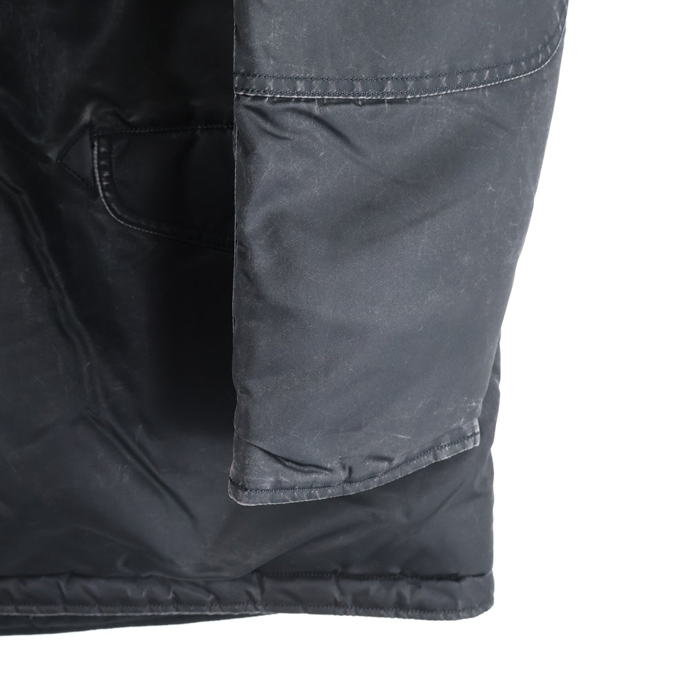 SUPREME(シュプリーム) 24AW Washed Flight Satin N-3B Parka ウォッシュド N-3B ブルゾン ジップアップ ミリタリージャケット ブラック