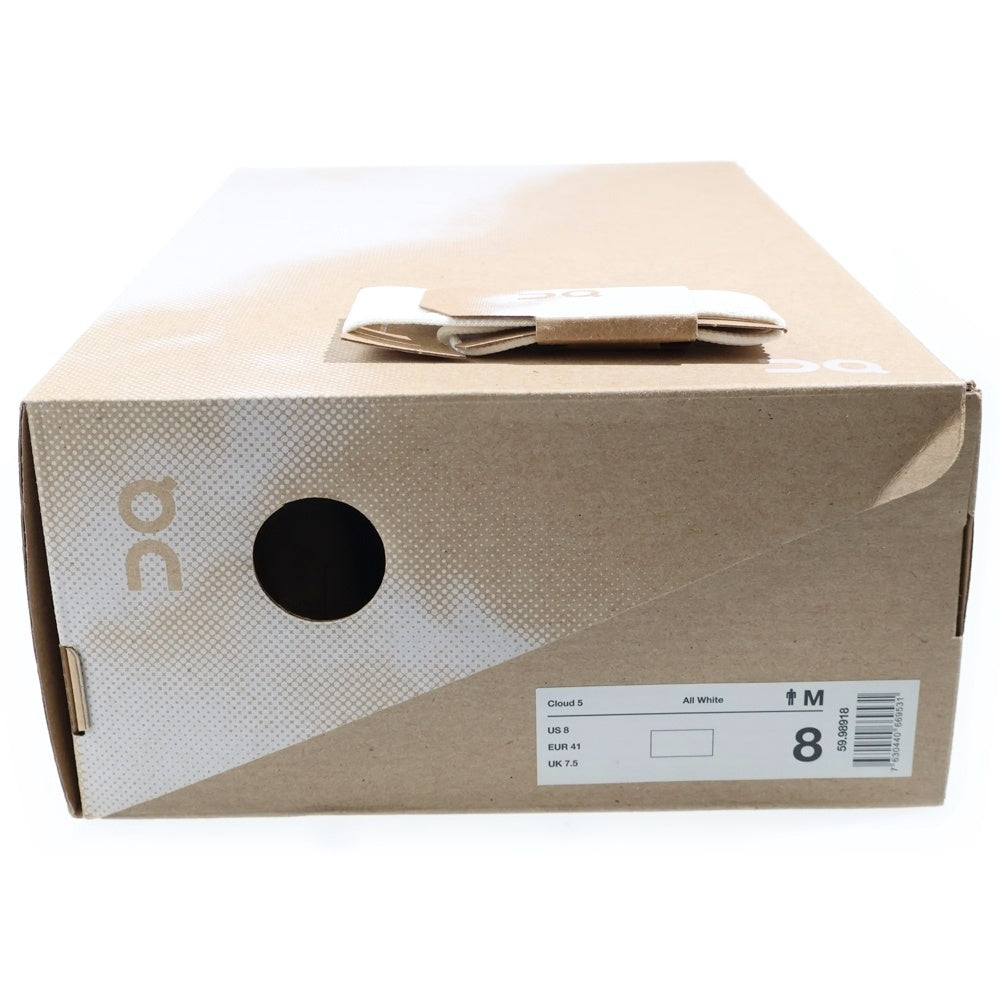 On(オン) Cloud 5 クラウド ローカットスニーカー ホワイト US8/26cm 59.98918