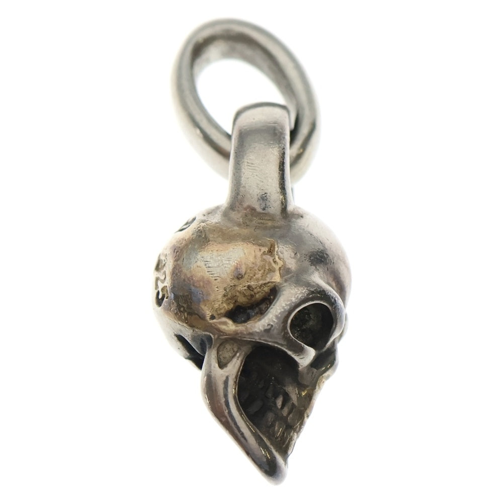 Bill Wall Leather/BWL(ビルウォールレザー) Skull Necklace Top ゴールドサダーカスタム ヴィンテージスカル ペンダント ネックレストップ シルバー/ゴールド