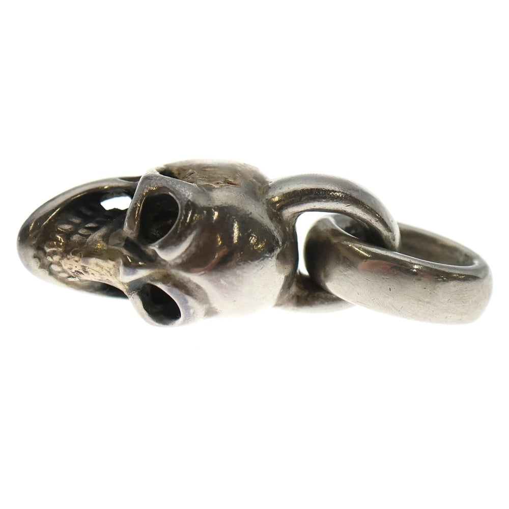 Bill Wall Leather/BWL(ビルウォールレザー) Skull Necklace Top ゴールドサダーカスタム ヴィンテージスカル ペンダント ネックレストップ シルバー/ゴールド
