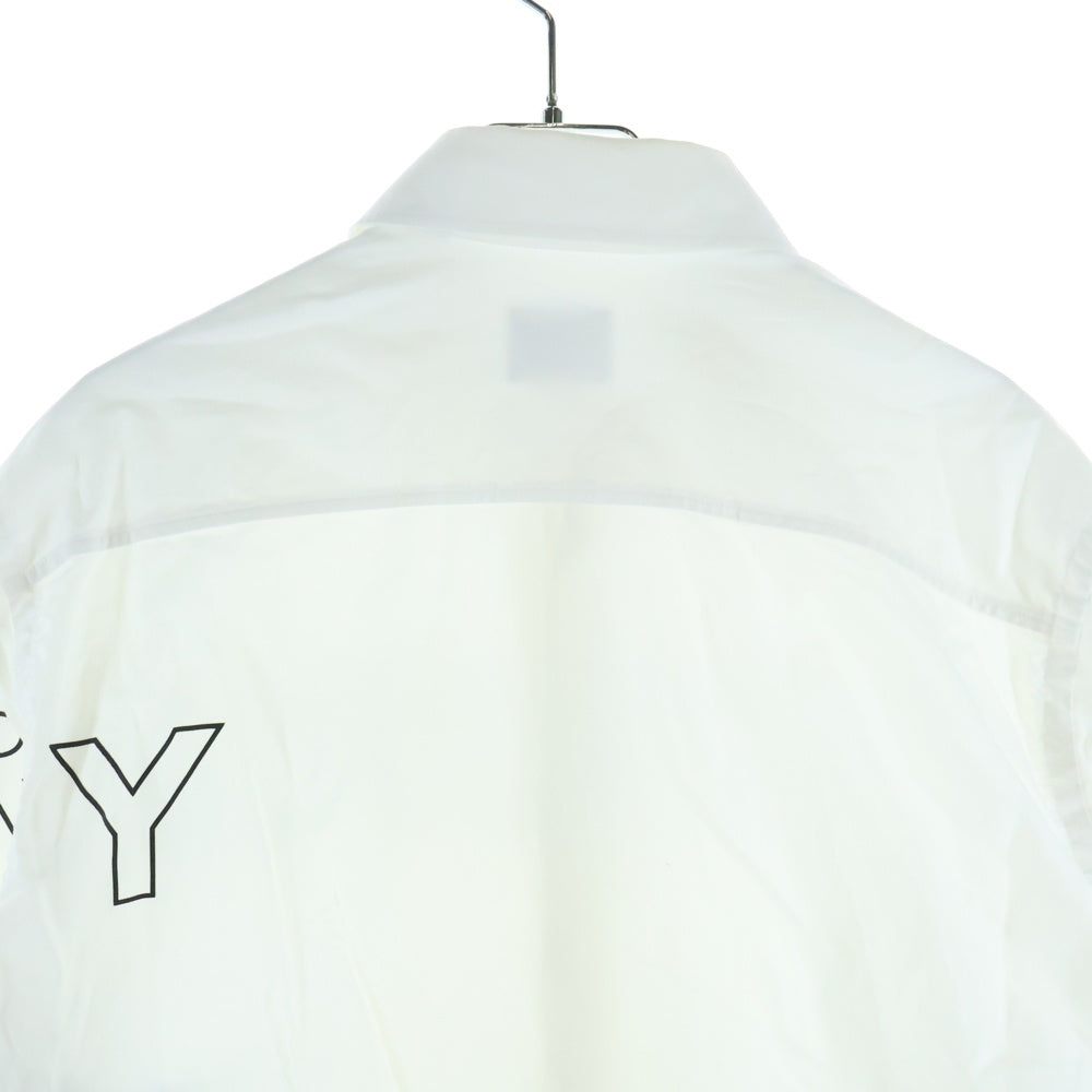 BURBERRY(バーバリー) 21SS ホースフェリー ロゴプリント 長袖シャツ ホワイト 8036768