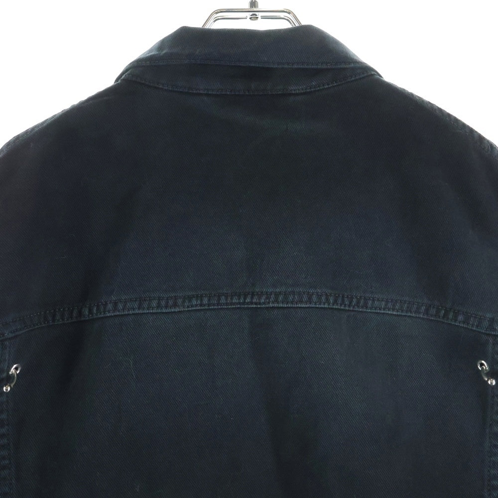 BALENCIAGA(バレンシアガ) 24SS Pierced Denim Jacket デニム ピアス装飾 デニムジャケット 764518 TNW11 ブラック