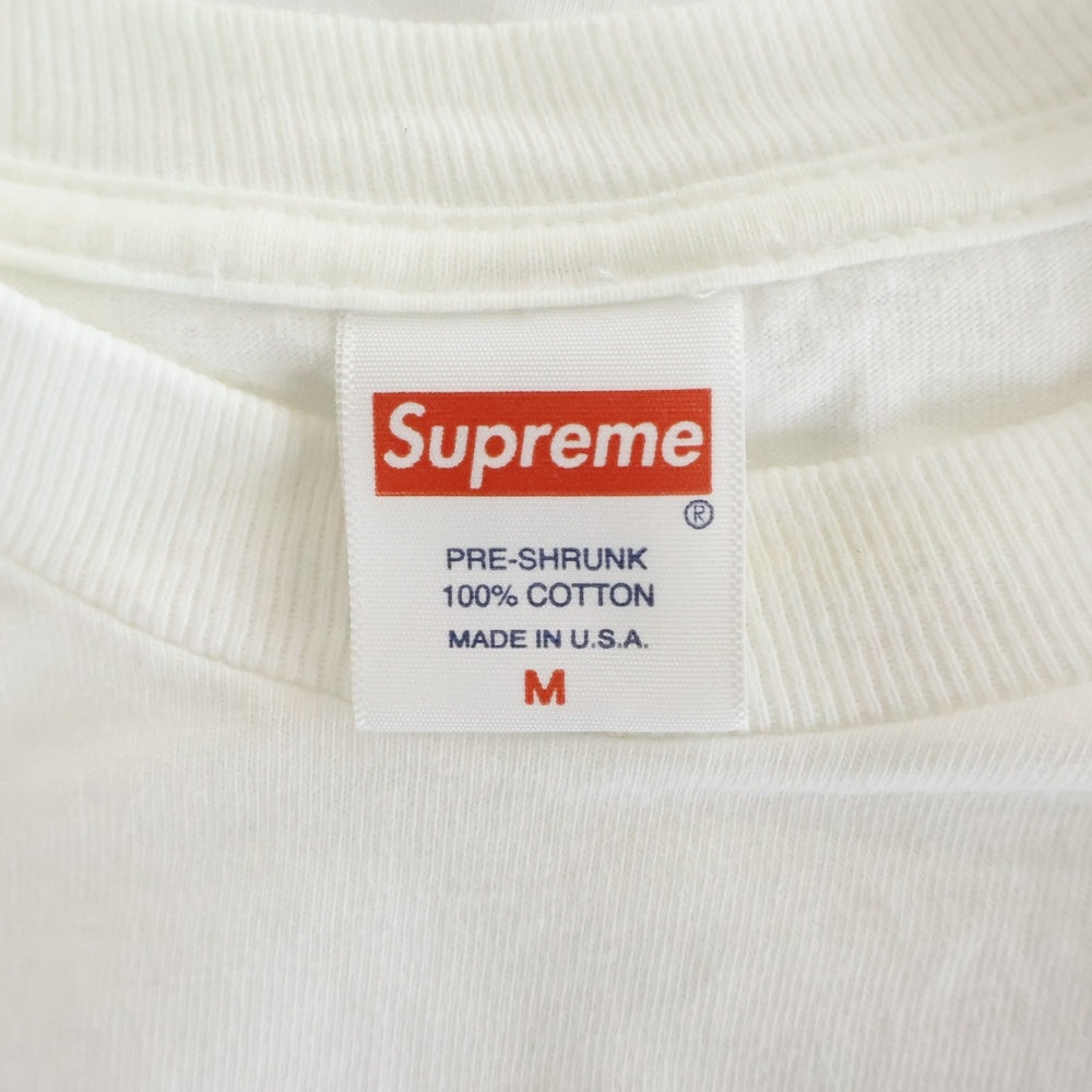 SUPREME(シュプリーム) 21AW ×TIFFANY&Co. Box Logo Tee ティファニー ボックスロゴプリント 半袖Tシャツ カットソー ホワイト