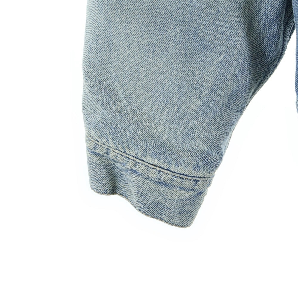 GUCCI(グッチ) エンブロイダリーデニムジャケット ボア ジージャン インディゴ 458512 XR417