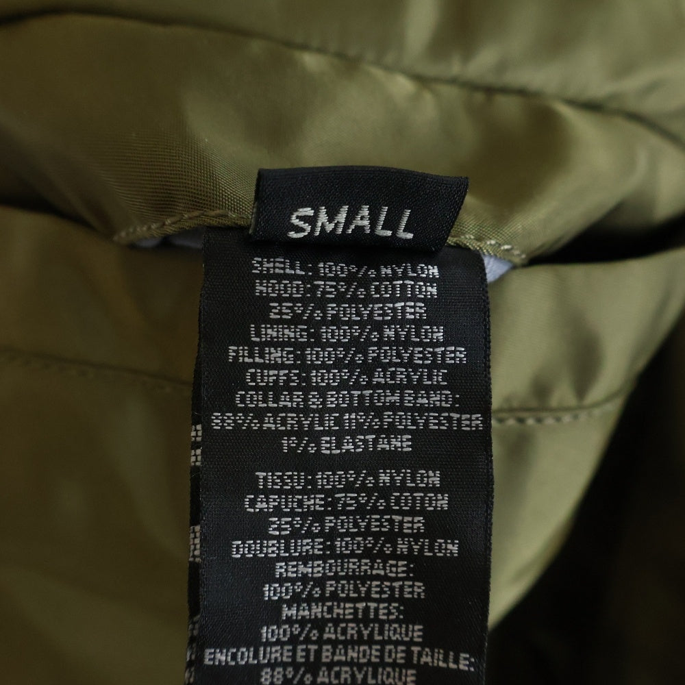 VETEMENTS(ヴェトモン) 18SS ×ALPHA INDUSTRIES Reversible Hooded Bomber Jacket アルファ リバーシブルフーデットボンバージャケット カーキ MSS18JA45