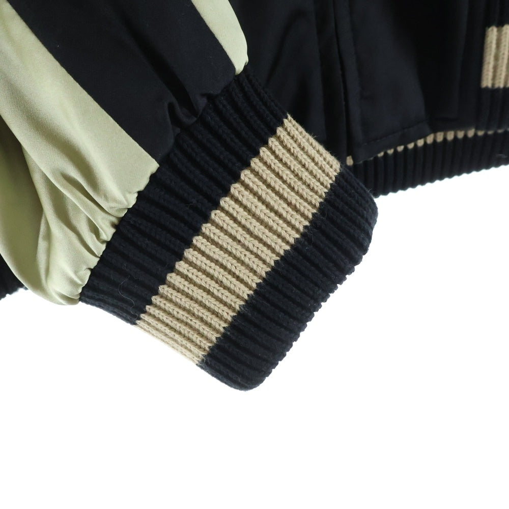 GUCCI(グッチ) タイガードラゴン刺繍 リバーシブル スカジャン ジャケット ブラック/レッド 500234 Z466E