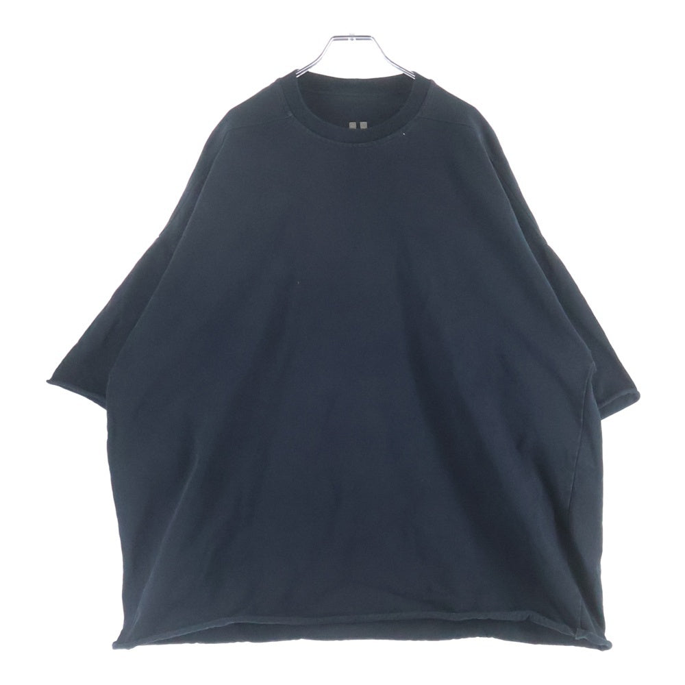 Rick Owens(リックオウエンス) 22SS Tommy Tee トミー Tシャツ カットオフ オーバーサイズ RU01B1283-BA ブラック