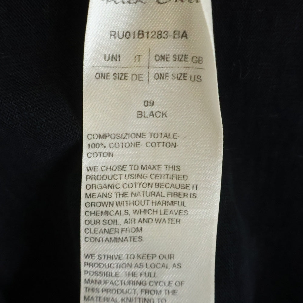 Rick Owens(リックオウエンス) 22SS Tommy Tee トミー Tシャツ カットオフ オーバーサイズ RU01B1283-BA ブラック