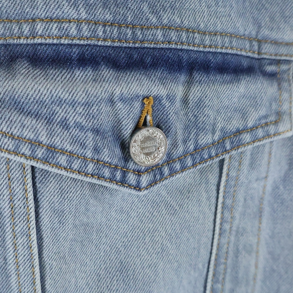 VETEMENTS(ヴェトモン) 22AW DENIM JACKET WITH DETACHABLE HOOD デニムジャケット ウィズ ディタッチャブル フード インディゴ UA53JA800L