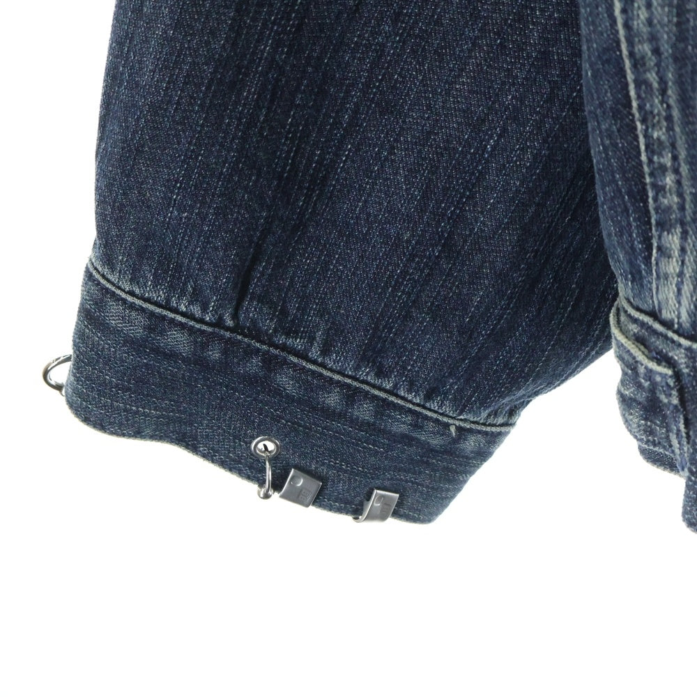 BALENCIAGA(バレンシアガ) 24SS Pierced Denim Jacket ピアスデニムジャケット インディゴ 764518 TNW65