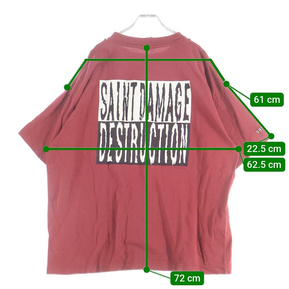 SAINT MICHAEL(セントマイケル) 25SS ?TEE ?プリントTシャツ 半袖