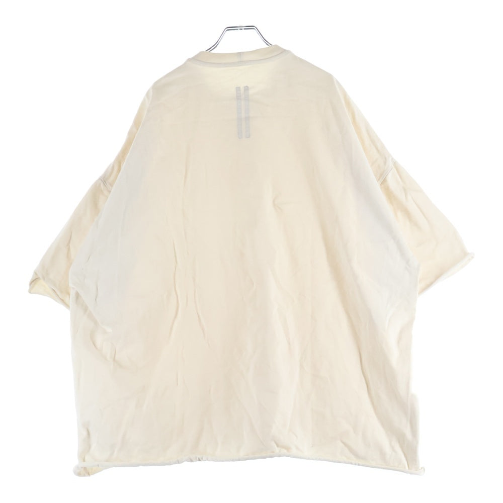 Rick Owens(リックオウエンス) 22SS Tommy Tee トミー 半袖Tシャツ アイボリー RU01B1283-BA