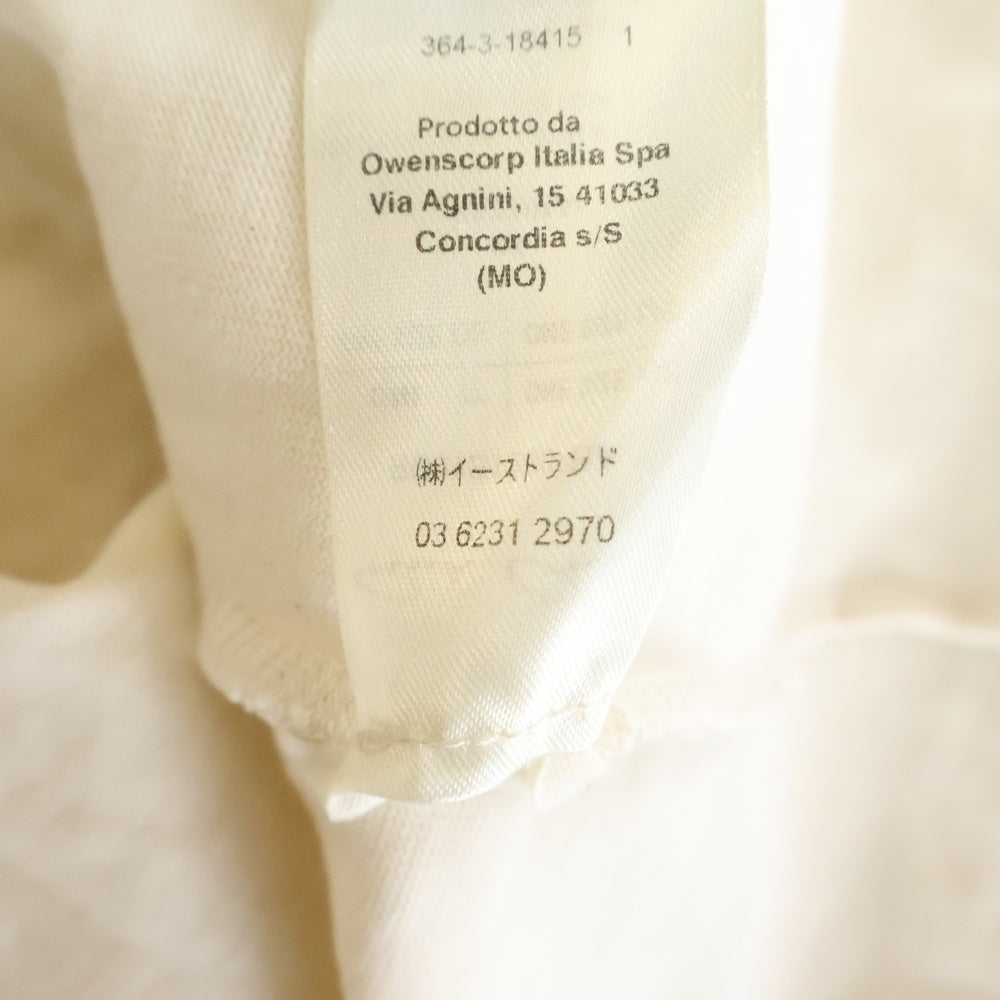 Rick Owens(リックオウエンス) 22SS Tommy Tee トミー 半袖Tシャツ アイボリー RU01B1283-BA