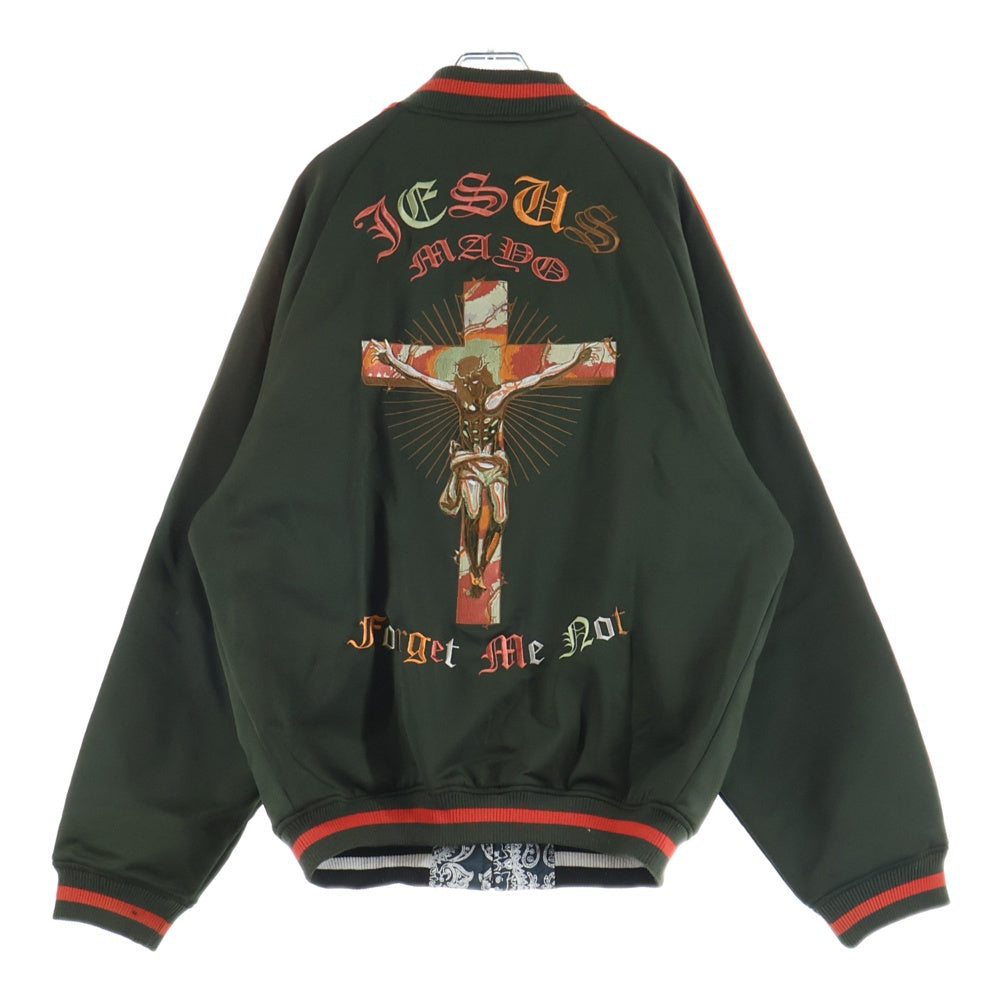 MAYO(メイヨー) JESUS MAYO Paisley Track Jacket ペイズリー柄 リバーシブル トラックジャケット オリーブxオレンジ