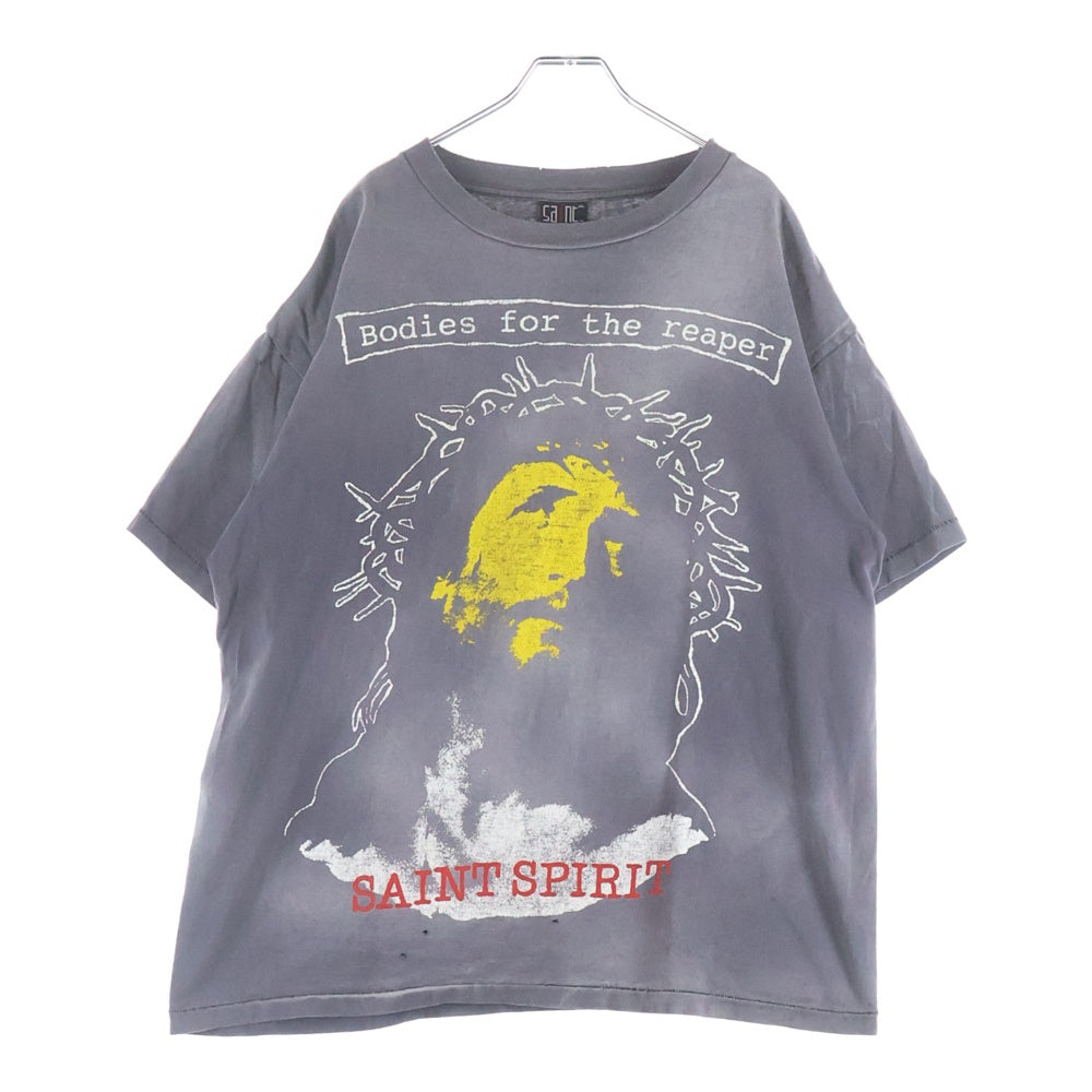 SAINT MICHAEL(セントマイケル) 23AW SS TEE B FOR REAPER Tシャツ カットソー 半袖 XL ブラック SM-A23-0000-002