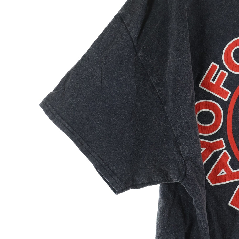 MAYO(メイヨー) FORGET ME NOT プリント半袖Tシャツ ブラック