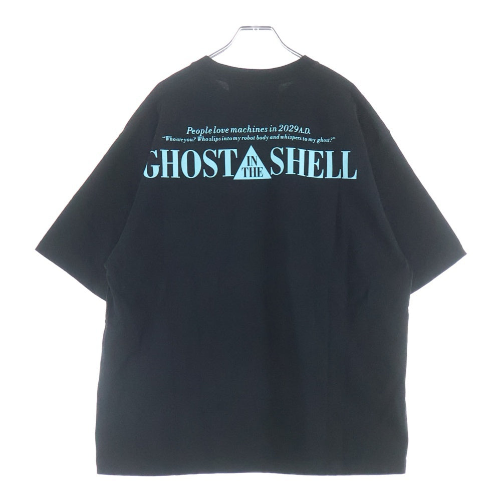 ATMOS(アトモス) xKosuke Kawamura GHOST IN THE SHELL 攻殻機動隊 01 半袖プリントTシャツ ブラック