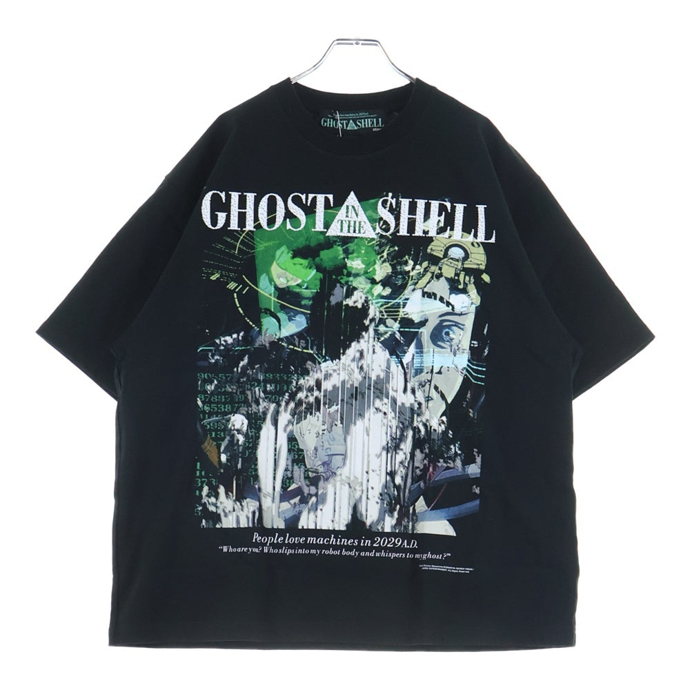ATMOS(アトモス) xKosuke Kawamura GHOST IN THE SHELL 攻殻機動隊 02 半袖プリントTシャツ ブラック